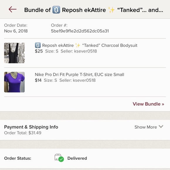 ekAttire | Tanked Charcoal Bodysuit - Picture 8 of 8